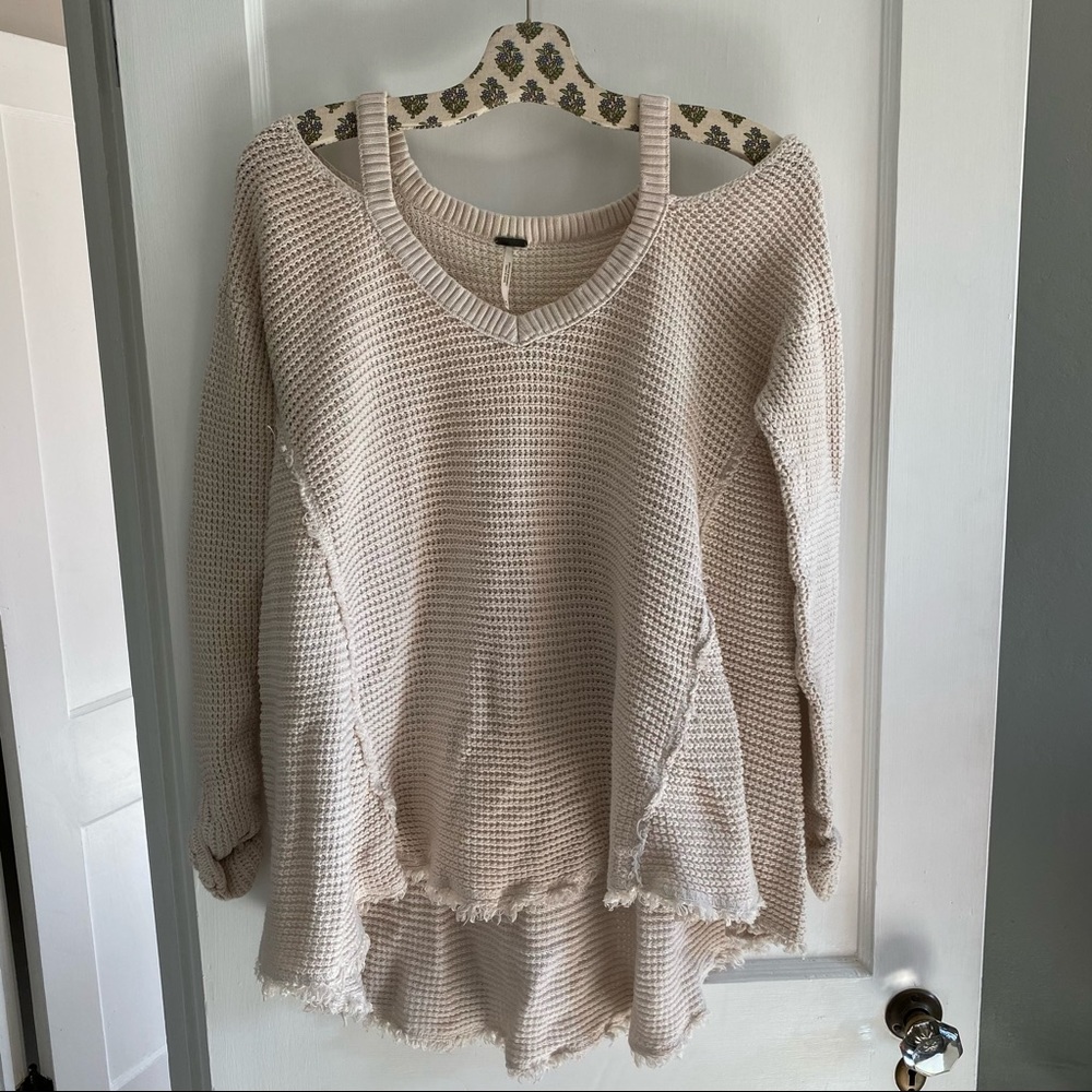 Free People Moonshine V Neck Sweater